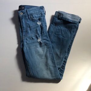 Cropped skinny jeans